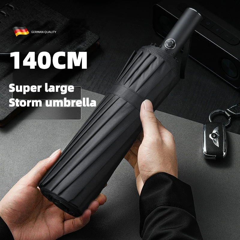 Golf Umbrella Large - Paraguas plegable automático súper grande de