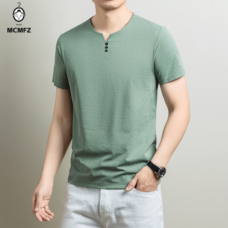 Golf Tees - Camiseta Henley básica para hombre, cómoda