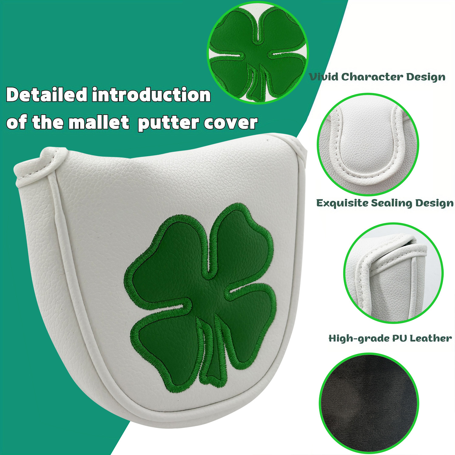1 funda para cabeza de putter, - Golf Putter reseña y precio