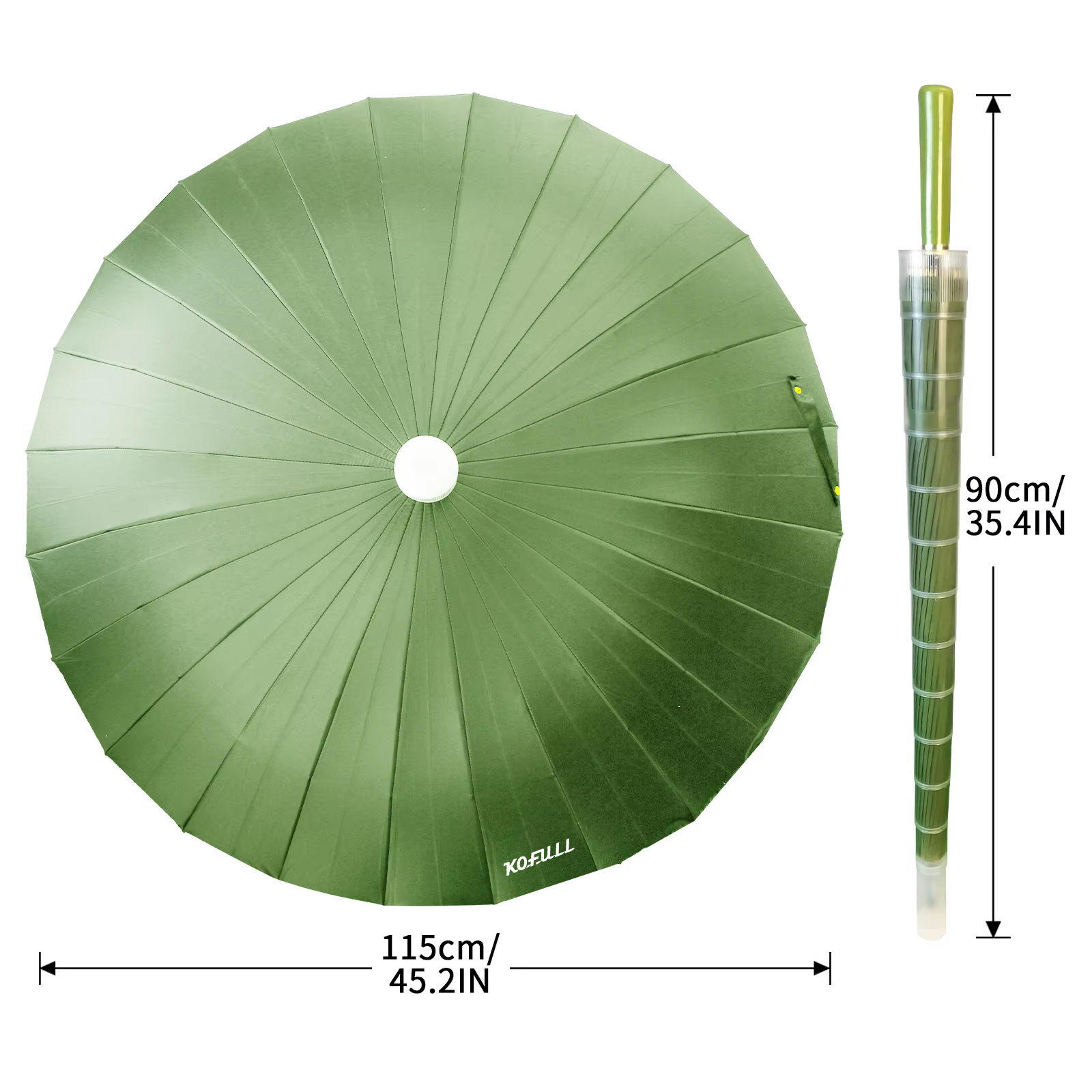 Paraguas de Golf de 24 huesos, - Golf Umbrella Large reseña y precio