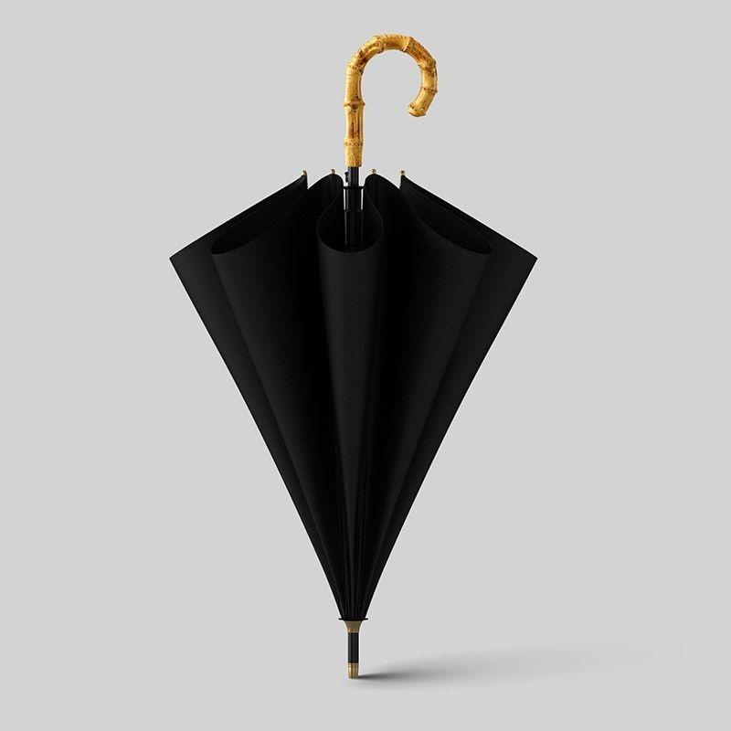 Paraguas de Bambú y Ratán Retr - Golf Umbrella reseña y precio