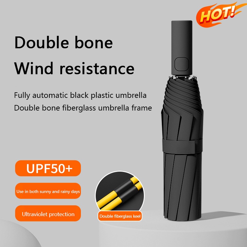 Paraguas automático 24 huesos  - Golf Umbrella Large reseña y precio
